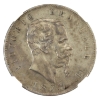 Image 2 : Italy Silver 1878-R 5 Lire Vittorio Emanuele II NGC AU Details (Obverse Scratched)