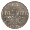 Image 3 : 5-cent 1932 ICCS MS60