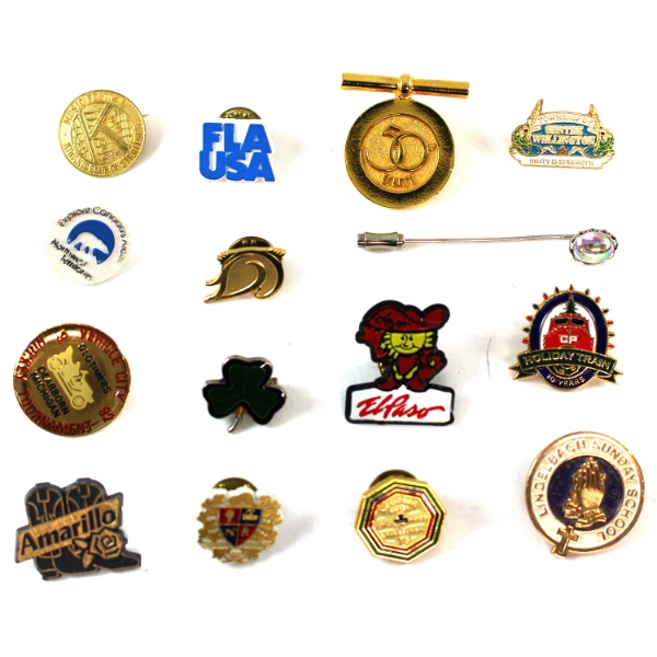 Lot of 15x Assorted Pins. 15pcs. 