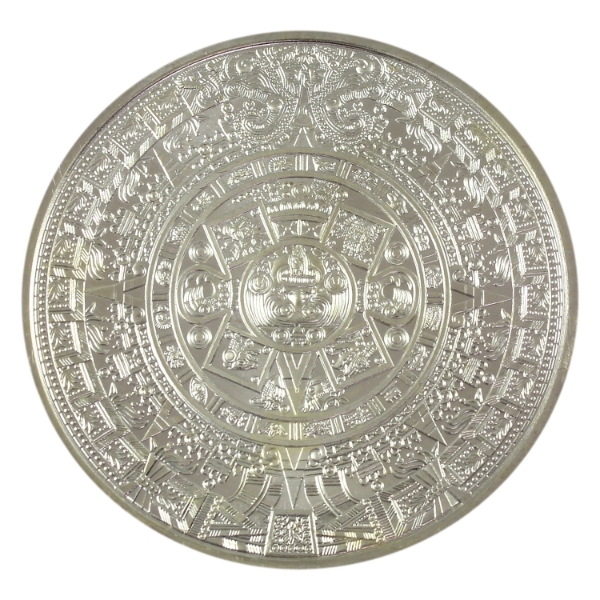 5oz Golden State Mint Aztec Calendar .999 Fine Silver Round (Tax Exempt)