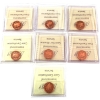 Image 2 : 1-cent 1981-1989 ICCS PF67 Red; UHC. 7pcs.