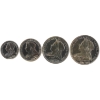 Image 3 : Great Britain Maundy Set 1901 Queen Victoria 4pc Sterling Silver in Original Case
