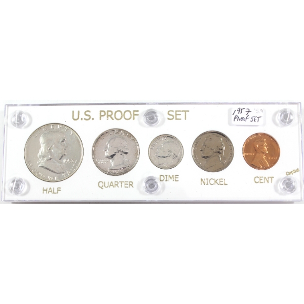 USA 1957 Proof Like Set in Holder
