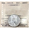 Image 1 : 25-cent 1902H ICCS MS63