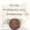 Image 2 : 1-cent 1957 ICCS PL65 Heavy Cameo Red
