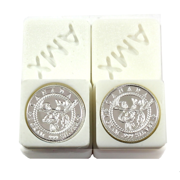 50g Lot Total! AMX Canada Moose 1g .999 Silver Rounds in Tubes of 25pcs. 2 Tubes. (Tax Exempt)