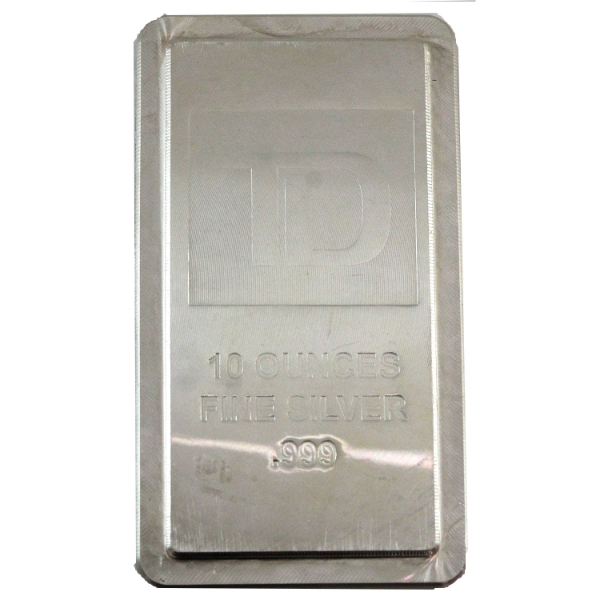 10oz TD .999 Fine Silver Stackable Bar (Tax Exempt)
