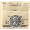 Image 1 : 25-cent 1957 ICCS PL67 Cameo