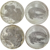Image 1 : 6oz Lot Total! Australia 2014 & 2018 Fine Silver Coins. 4pcs (Tax Exempt)