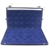 Image 1 : EMPTY Deluxe Blue Velvet Case for 46x Canada SML in Oversized Capsules