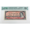 Image 1 : BC-38bT 1954 $2 Test Note PMG VF25 Beattie-Rasminsky SN: E/R3775268 
