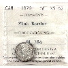 Image 1 : 5-cent 1870 Flat Border ICCS MS62