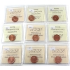 Image 2 : 1-cent 1990-1999 ICCS MS65 Red. 9pcs.
