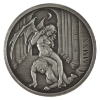 Image 1 : 2oz Pheli Mint 2020 Temptation of the Succubus .999 Fine Silver Antique Finish Round (Tax Exempt)