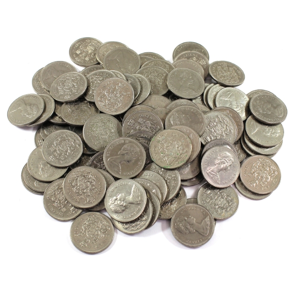 100x 50-cent 1974. 100pcs.