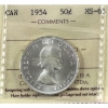 Image 1 : 50-cent 1954 ICCS MS65