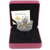 Image 1 : 2017 $20 Gilded Silver Maple Leaf Shaped 1oz .9999 Fine Silver Coin (Tax Exempt)