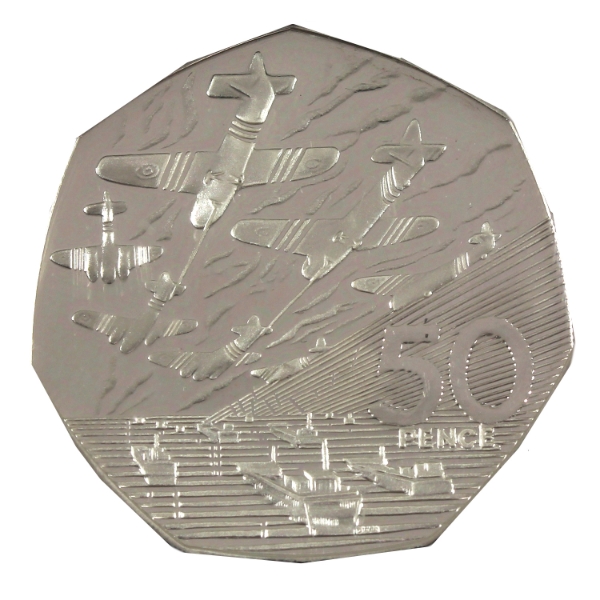 Great Britain Cupro-Nickel 1994 50 Pence D-Day 50th Ann. Coin