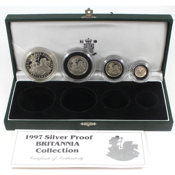 Great Britain Silver 1997 Silver Proof Britannia Collection in Original Case