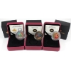 Image 1 : Group Lot of 2009-2014 50-cent Lenticular Holiday Coins w/ Selective Colour. 3pcs.
