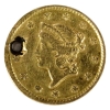 Image 2 : USA Gold 1851 Dollar VF-EF (hole)