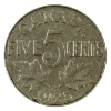 Image 1 : 5-cent 1925 VG-F (impaired)