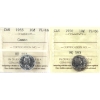 Image 1 : 10-cent 1955 Cameo & 1956 ICCS PL66. 2pcs