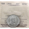 Image 1 : 25-cent 1909 ICCS EF40