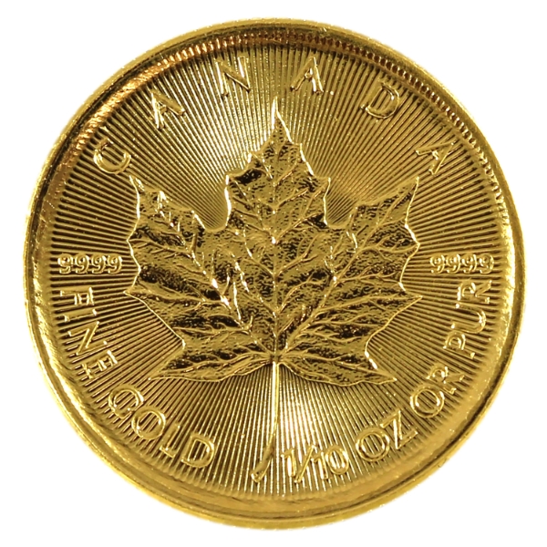1/10oz 2025 $5 GML .9999 Fine Gold Coin (Tax Exempt)