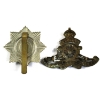 Image 2 : Lot of 2x Canadian Armed Forces Cap Badges. 2pcs.