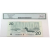 Image 2 : BC-58a 1991 $20 Low Serial # EIA0000750 Legacy GEM UNC66 PPQ Thiessen-Crow w/o Serifs in SN Prefix