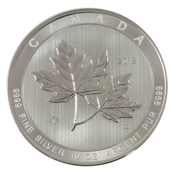 10oz 2018 $50 Magnificent Maple .9999 Fine Silver Coin (Tax Exempt)