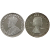 Image 2 : 2x 5-cent 2003 & 2010 Silver PR. 2pcs.