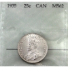 Image 1 : 25-cent 1935 Prestige Certified MS62