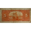 Image 4 : BC-5 1935 $5 English BCS VF20 Osborne-Towers SN: A1152998 Check Letter C