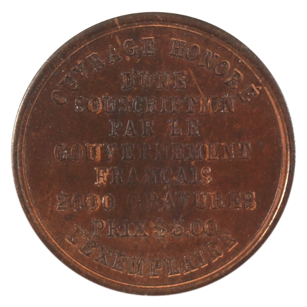 BR-585, Leroux# 994P 1891 Montreal J. LeRoux Person Card Copper Token UNC