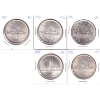 Image 1 : Silver $1 1935,1936,1937,1938 & 1939 Canadian Silver Dollar Lot. Sold as is. 5pcs