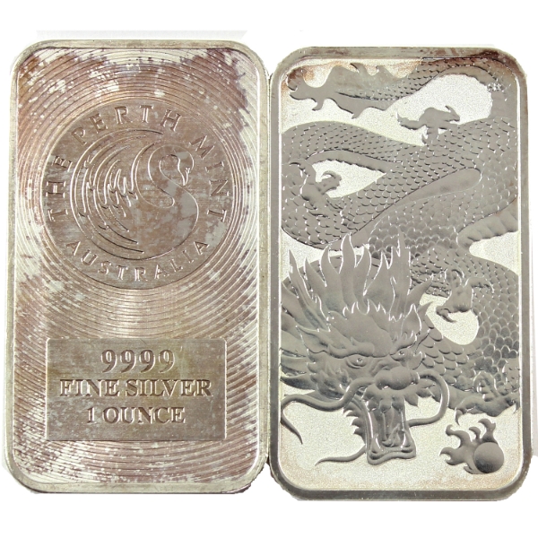 2x 1oz Australia .9999 Fine Silver Bars. 2pcs (Tax Exempt)