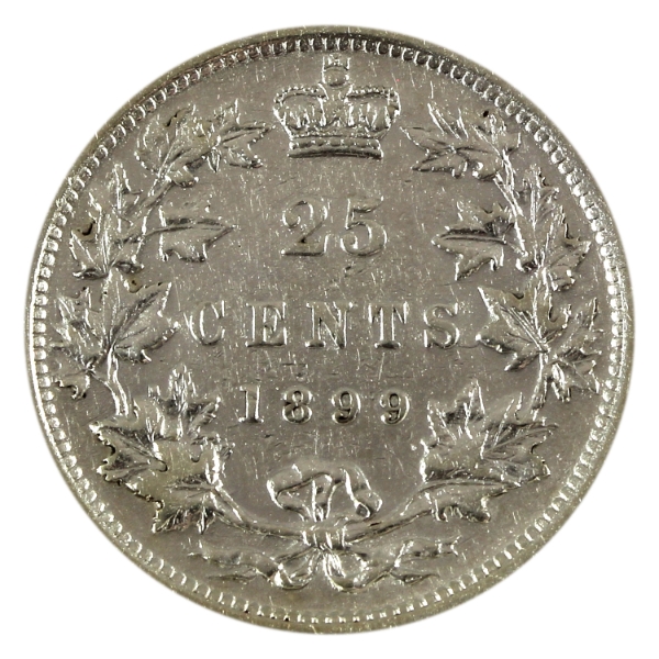 25-cent 1899 EF