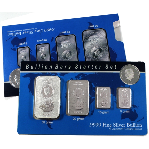 85g Lot Total! Sunshine Mint Bullion Bars Starter Set .9999 Fine Silver (Tax Exempt)