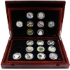 Image 1 : 2014-2016 Mixed Denomination Bulk Collection Of RCM 1oz & 1/2oz Coins in RCM Collector Display Case