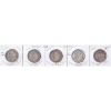 Image 1 : ERRORS 50-cent 1946 with Various Chips in '6'. 5pcs