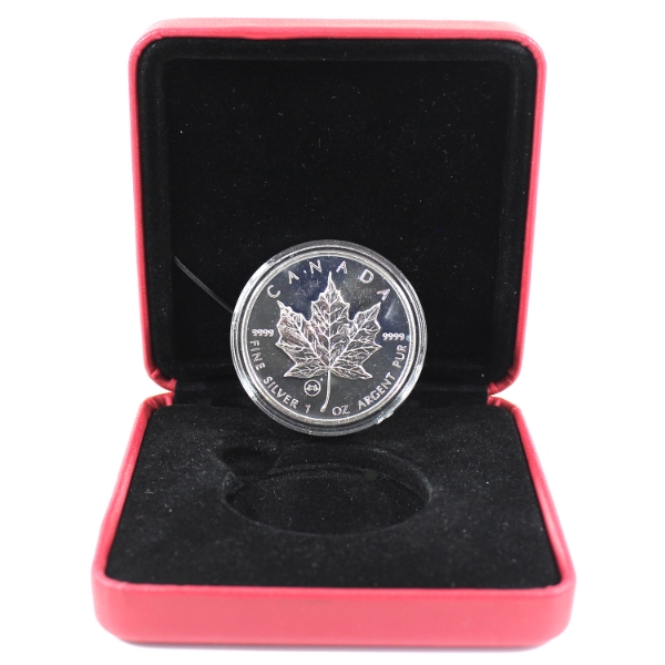 2009 $5 London's Tower Bridge Privy Silver Maple Leaf (Tax Exempt)