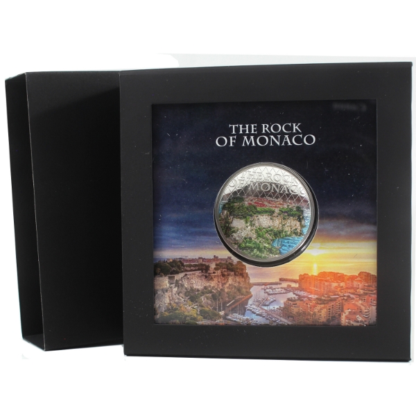 Cook Islands Silver 2024 $10 The Rock of Monaco 2oz .999 Fine Silver Coin (Tax Exempt)
