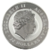 Image 2 : 1 Kilo Australia 2014 $30 Kookaburra .999 Fine Silver Coin. (Tax Exempt)