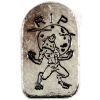 Image 1 : 2oz Monarch Precious Metals Werewolf Tombstone .999 Fine Silver Bar (Tax Exempt)