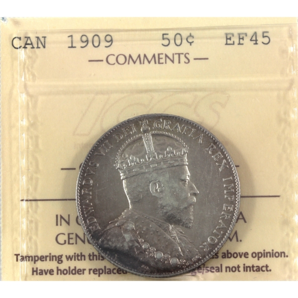 50-cent 1909 ICCS EF45