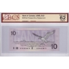 Image 1 : BC-57aA 1989 $10 Replacement BCS CUNC62 Original Thiessen-Crow SN: ATX0623875