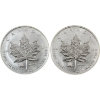 2x 1oz 2017 $5 150th Ann. Privy Mark SML .9999 Fine Silver Coins. 2pcs (Tax Exempt)