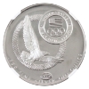 Image 3 : USA 2014 Olympic Winter Games Hockey 1oz Fine Silver Medal NGC GEM Proof Ultra Cameo (Tax Exempt)
